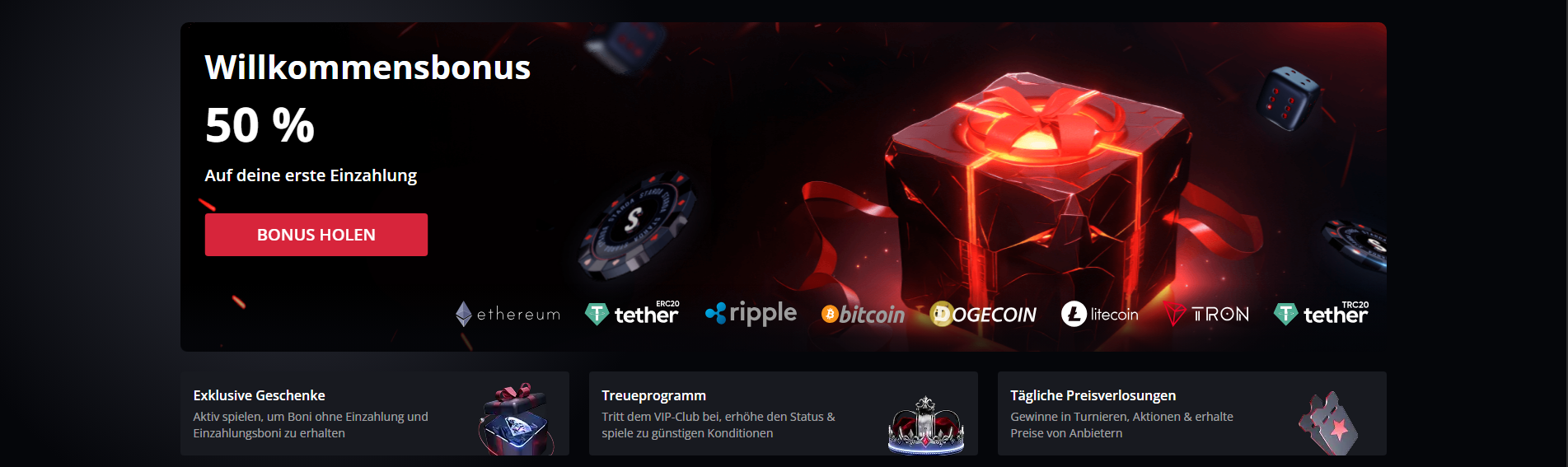 Starda Casino Interface